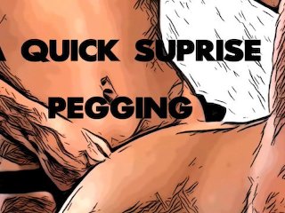 Wife convinces a pegging, erotic ASMR sexy male voice  please tip your artists