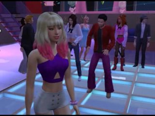 Public and group sex at a disco  Porno Game 3d