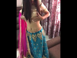 Hot Babhi Playing with her Clit during menstruation period
