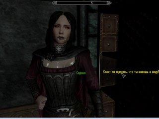 Skyrim Serana. Delicate and sexy vampire princess  PC gameplay