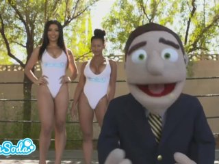 Lingerie Wrestling with Fitness and IG Models With Big Ass and Tits