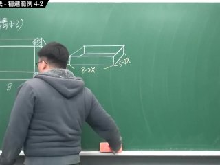 [重生][真・Pronhub 最大華人微積分教學頻道] 微分應用篇重點四：微分求極值法｜精選範例 4-2｜數學老師張旭