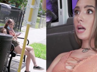 BANGBROS - Bailey Base Taking Anal From Stranger On The Bang Bus