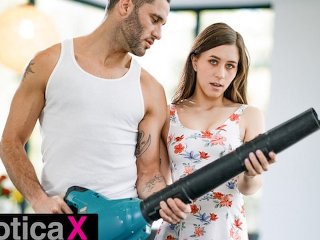 EroticaX -Girl Dares The Gardener To Fuck Her Or Shut Up!