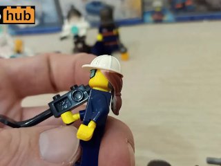 Vlog 13: Lego nerdy girl with a ponytail and her huge toys