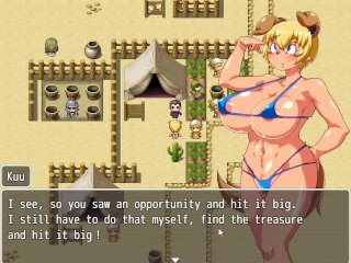 Treasure Hunter Kee and The Ancient Ruins [RPG Hentai game] Ep.2 Bandage kink outfit