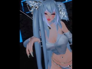 VRChat POV lap dance from a pretty neko girl