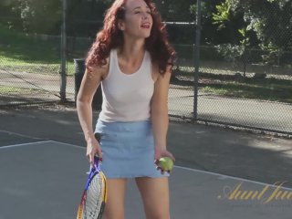 AuntJudys .. 43yo MILF Sable at the Tennis Club (AJ Country Club Classics)