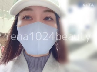 公共施設の男子トイレに潜入♡周りに人がいるのにノーパン黒ストッキングノーブラで長い時間オナニーにふけるマスク美人♡オナニー覗かれてたらどうしよう♡♡♡