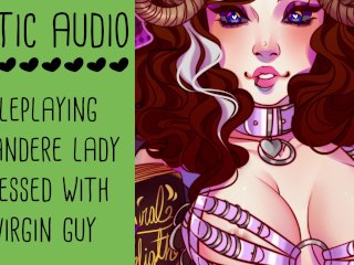 Yandere Lady Ties Up Shy Virgin Guy...  Yandere Roleplay ASMR Erotic Audio  Lady Aurality