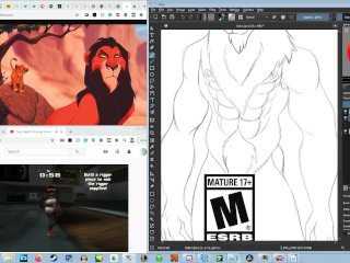 I'm not terribly happy with how this Scar drawing turned out o~o