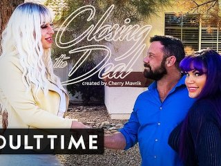 ADULT TIME Couple Gets Into A Threesome With Real Estate Agent