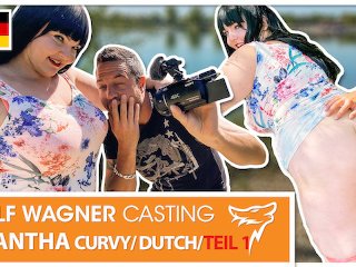 Chubby Samantha Kiss gets fucked hard under the sun in Public! Wolf Wagner Casting