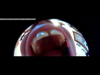Nicoletta devours you completely inside her monstrous mouth! Vr video!
