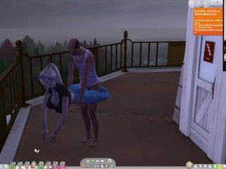 The Sims 4: Enjoy the view from the lighthouse and have sex with a beautiful woman