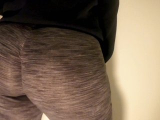 Big Bouncing Booty Step Mom Dances With a Wedgie In Her Giant Ass
