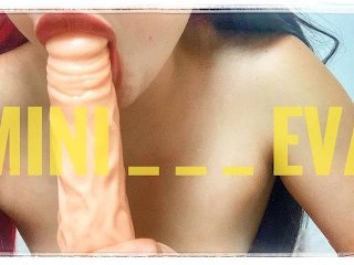 Eva Sucks Huge Dildo With Plump Big Red Lips 4k 18+