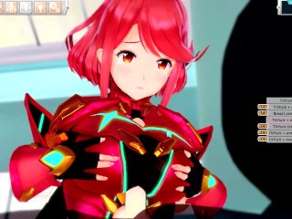 Pyra Blowjob and Boobjob (3D Hentai Game) (Xenoblade Chronicles 2) (koikatu) - PLAYHERE: tinyurl. com/hentgame