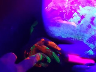 Hot tinder college slut collabs using glowing vibrator