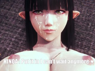 HINOA MONSTER HUNTER RISE PARODY TITS JOB MISIONNARY DOGSTYLE CUMSHOT HD HENTAI UNCENSORED ANIME 3D