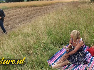 Posh British MILF Amy Fucked In Public By a Stranger