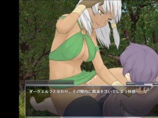 もんむす・くえすと 前章 part8　ダークエルフ（剣士）
