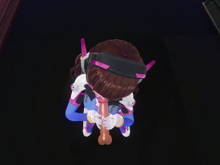 3D HENTAI DVA wants to taste your cum
