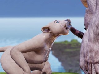 Furry Monster avler saftig fitte  Big Cock Monster  3D Porn