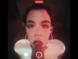 Tatted Latina Sucks and Fuck BBC on Train - second life