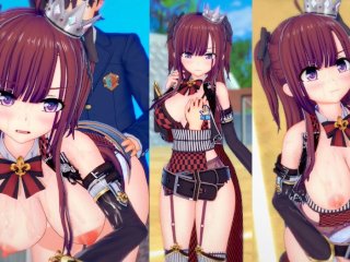【エロゲーコイカツ！】爆乳「ナコ(オリキャラ)おっぱい揉みまくりH！巨乳仁王立ち手コキ・フェラ・パイズリ・正常位・バック3DCGアニメ動画[Hentai Game Koikatsu!