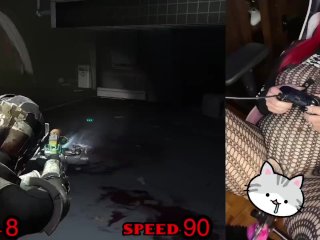 Goth girl plays Deadspace 2, part 2