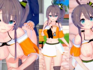 【エロゲーコイカツ！】VTuber 夏色まつり3DCG巨乳アニメ動画(バーチャルYoutuber)[Hentai Game Koikatsu! Natsuiro Matsuri(Anime 3DCG
