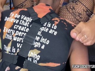 Pussy eating Footcam bloopers