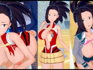 【エロゲーコイカツ！】僕のヒーローアカデミア 八百万百3DCG巨乳アニメ動画(ヒロアカ)[Hentai Game Koikatsu! Momo Yaoyorozu(Anime 3DCG Video)]