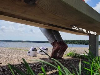 Outdoor Shoeplay (Superstart & Fishnets)