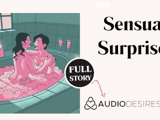 Romantic Lesbian Bathtub Sex  Erotic Audio Story  LGBTQ+ Sex ASMR Audio Porn for Women