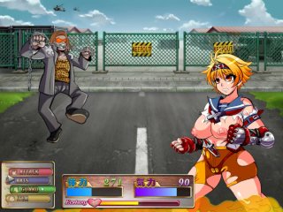 Kamikaze Kommittee Ouka RPG [Hentai sex game] Ep.2 My clothes got ripped off from the street fight
