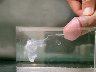 精液を愛でる動画です。