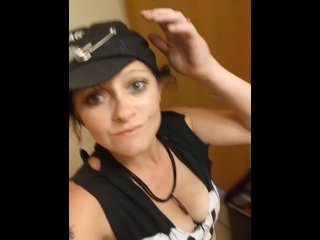 Blonde slut in bathroom