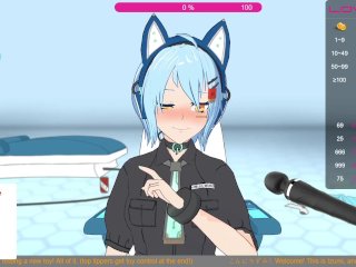 Anime AI strapped in leather harness, can't help but to cum (CB VOD 29-11-21)
