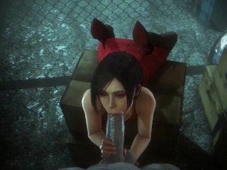 Resident Evil Ada Wong blowjob - (noname55)