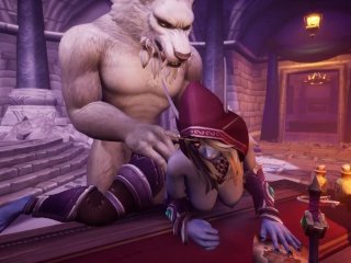 Werewolf takes Night Elf from Behind