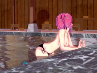 Quintessential Quintuplets: has sex in a private hottub