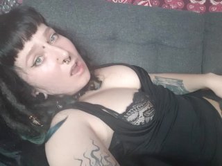 Goth Slut Cums 7 Times In 7 Minutes