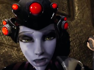 The widowmaker breaks the spaceship and has to pay the mechanic with her company