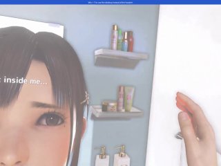 VR Kanojo Bathroom Scene Sex