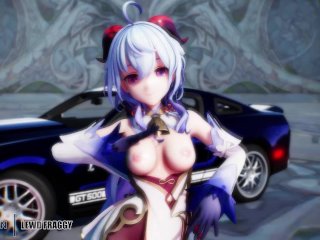 Genshin Impact - Ganyu Dreams of Your Dick [4K Uncensored MMD R18]