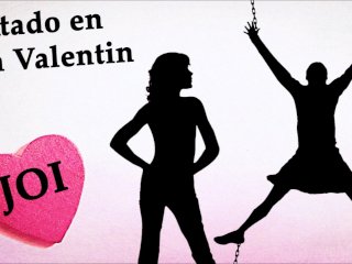 Audio erótico día San Valentin, atado con varias mujeres. JOI Voz española.