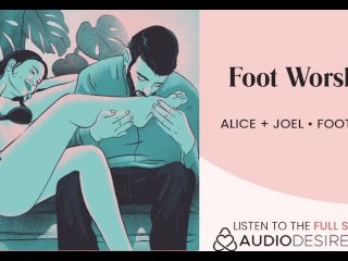 Foot fetish  Erotic audio story  Foot play  ASMR audio