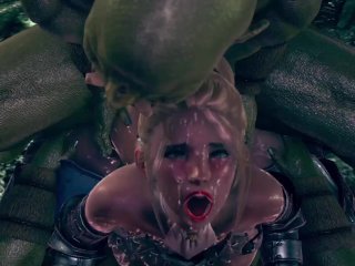 Female knight lose to monster ork - episode.26